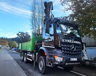 camión para construcción
